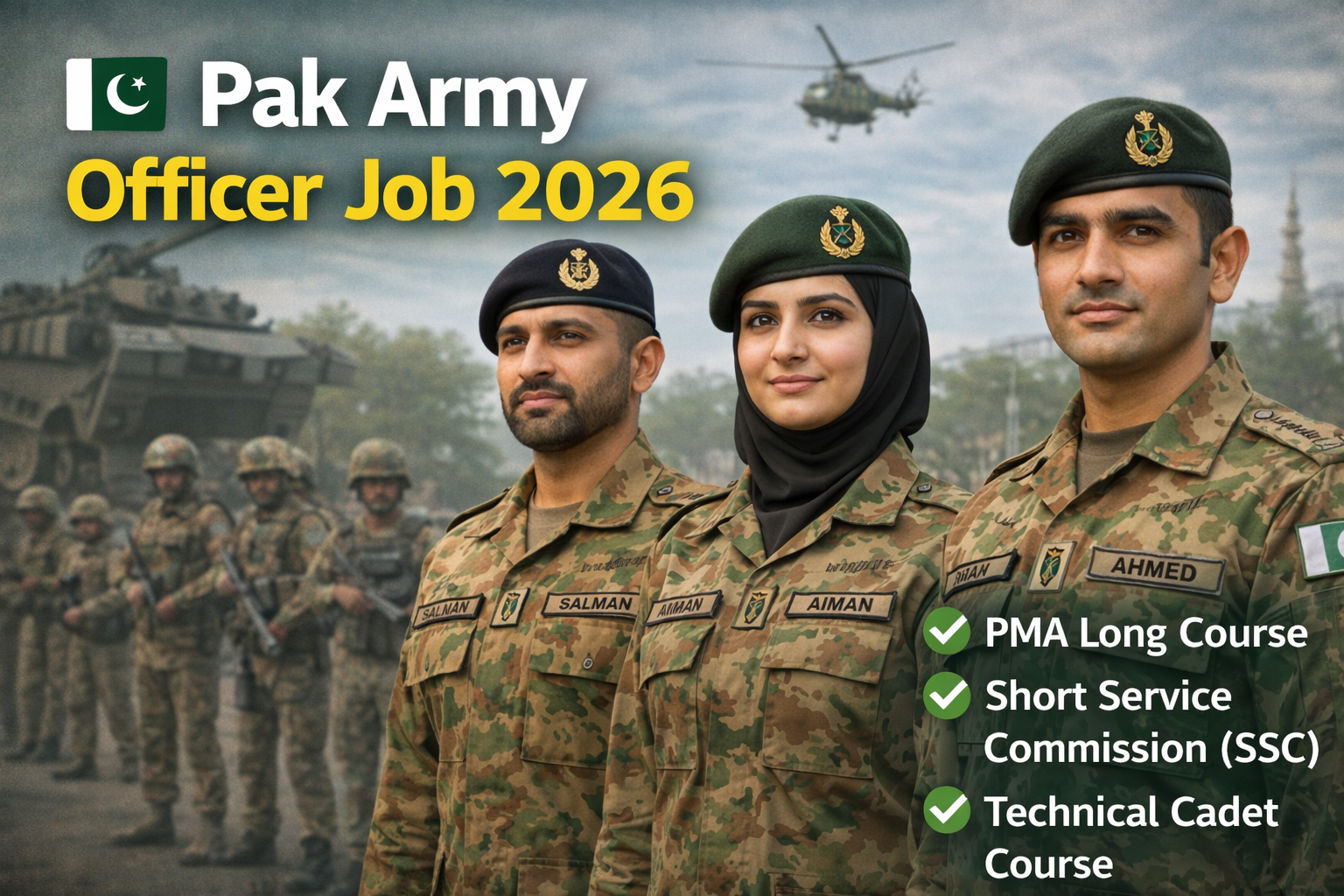 Pak Army Officer Job 2026