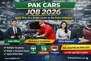 Pak Cars Job 2026