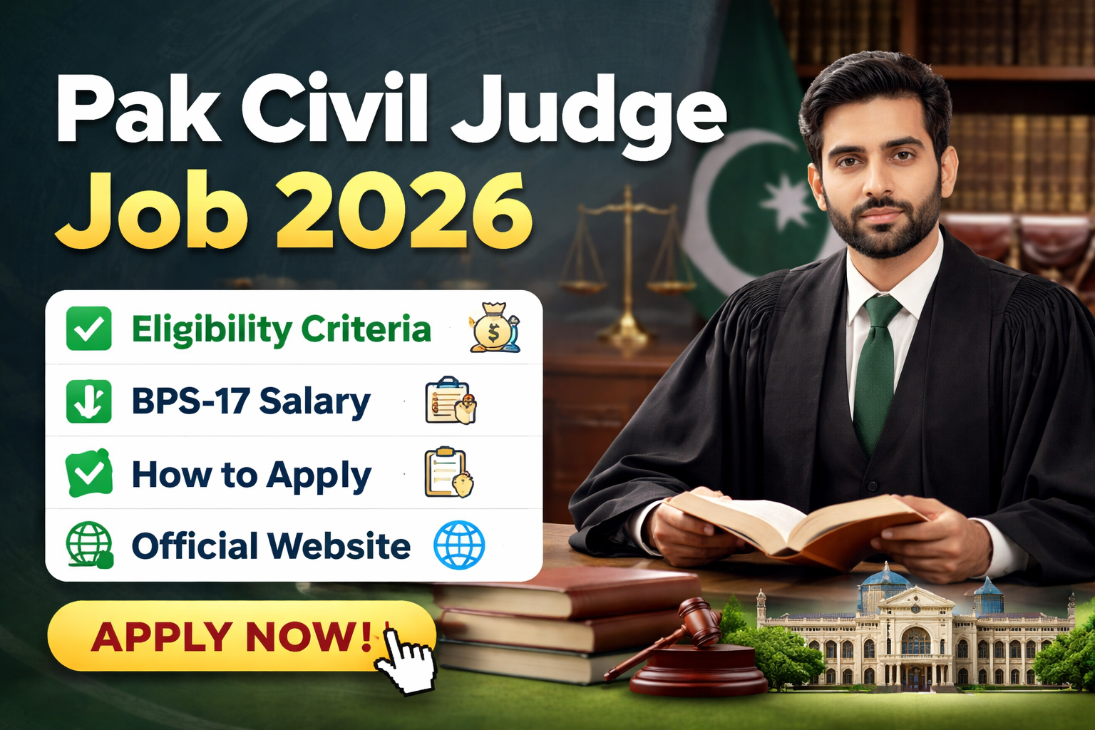 Pak Civil Judge Job 2026