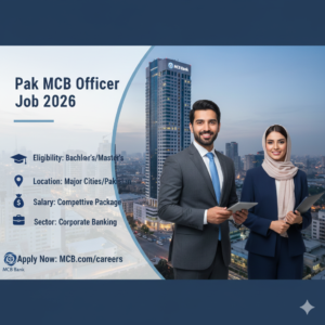 Pak MCB Officer Job 2026