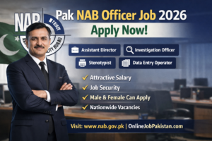 Pak NAB Officer Job 2026