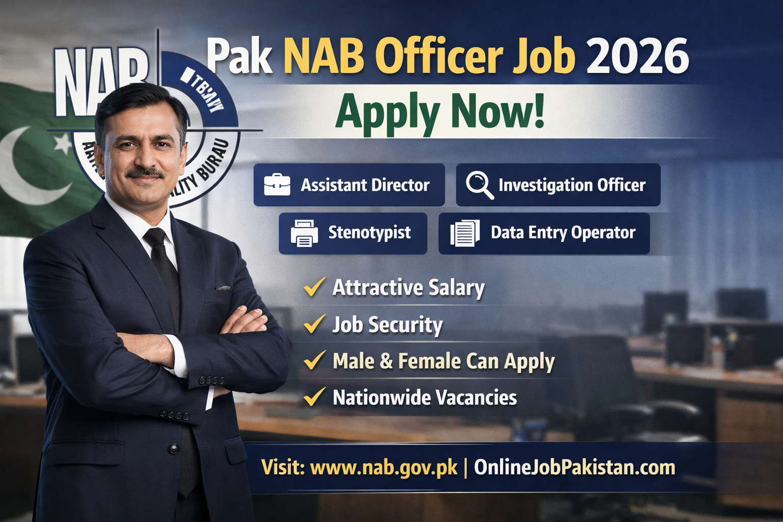 Pak NAB Officer Job 2026