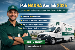 Pak NADRA Van Job 2026