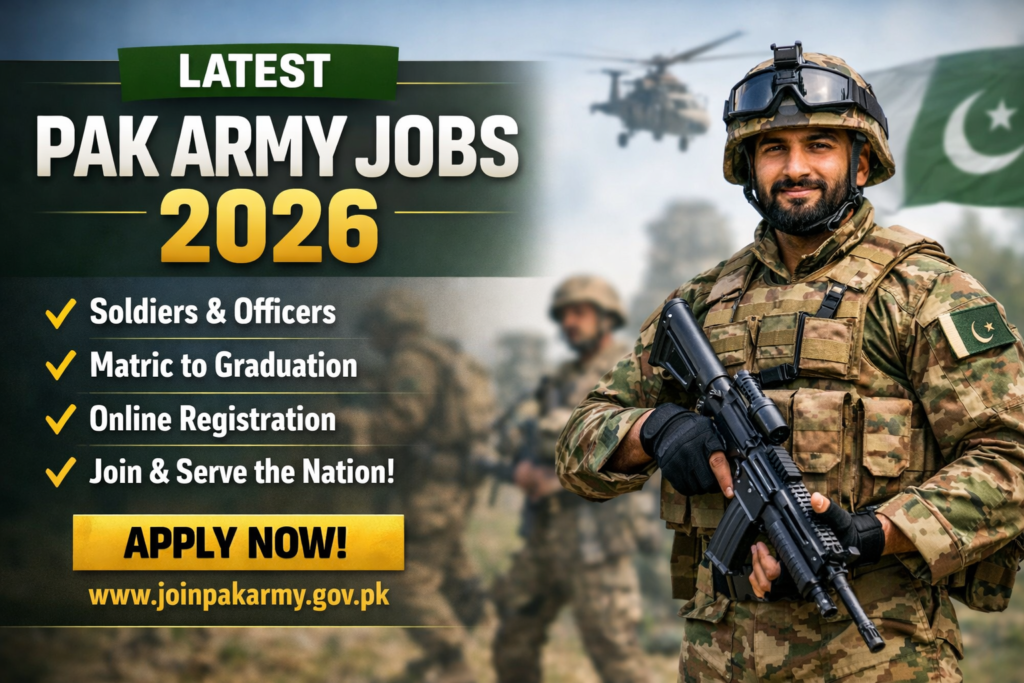 Latest Pak Army Jobs 2026