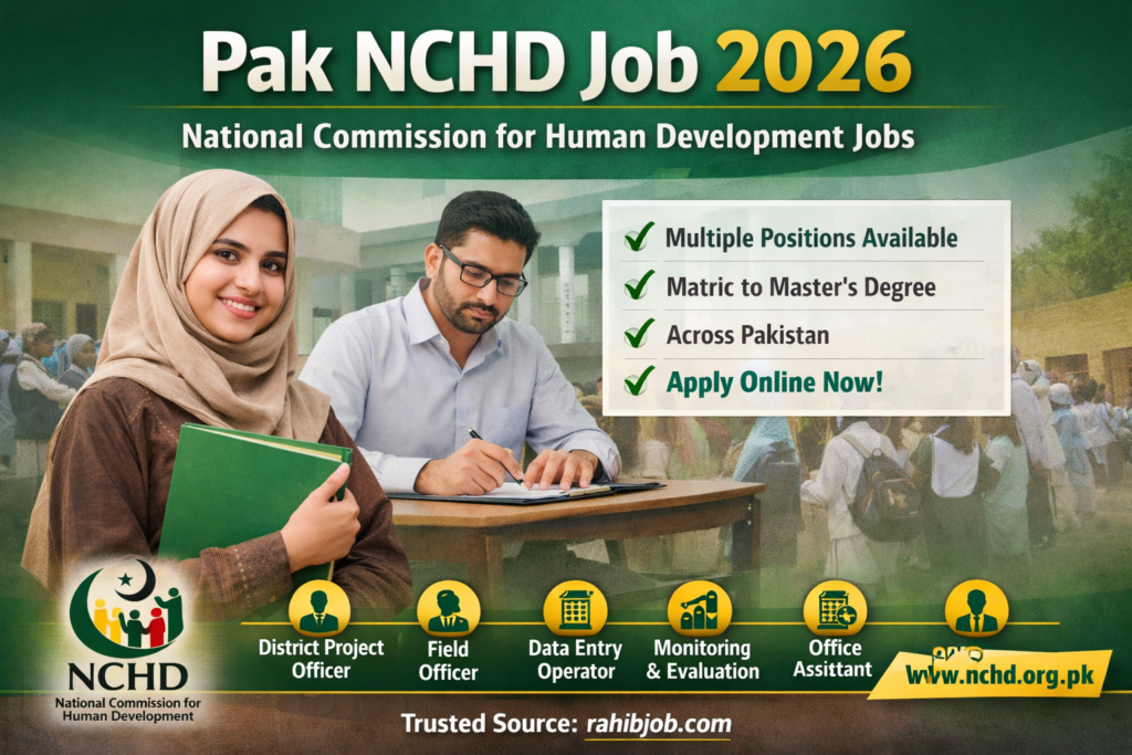 Pak NCHD Job 2026
