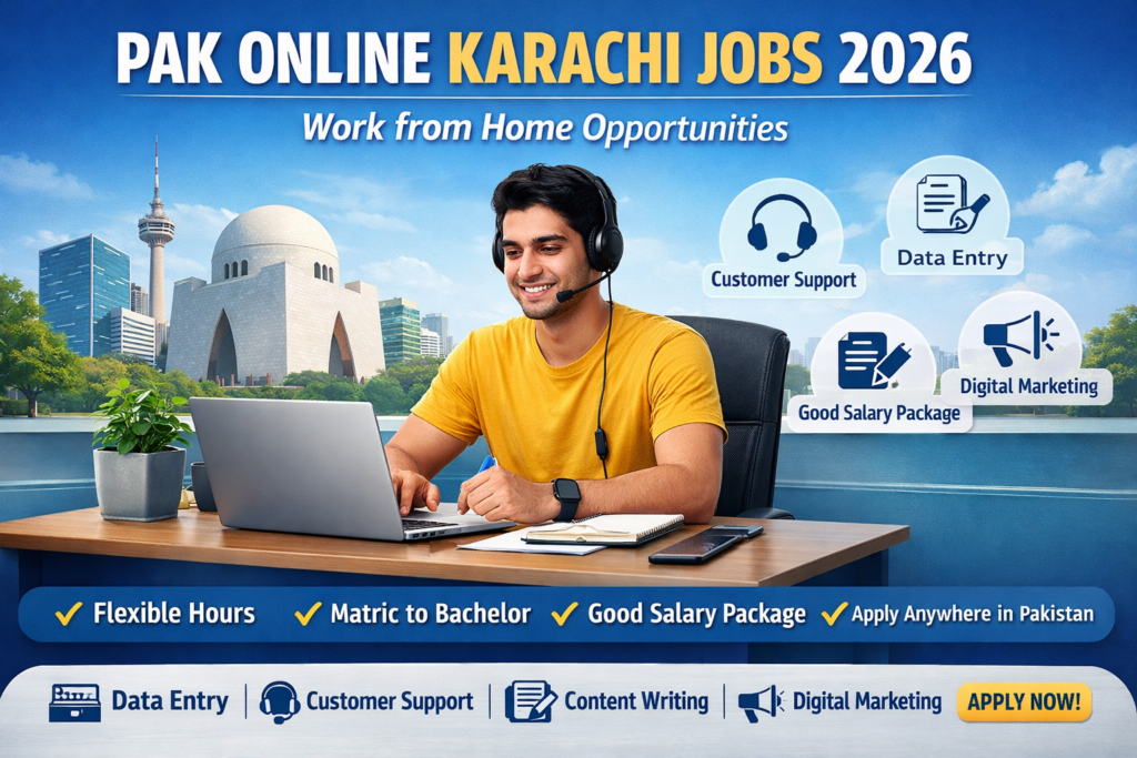 Pak Online Karachi Jobs 2026