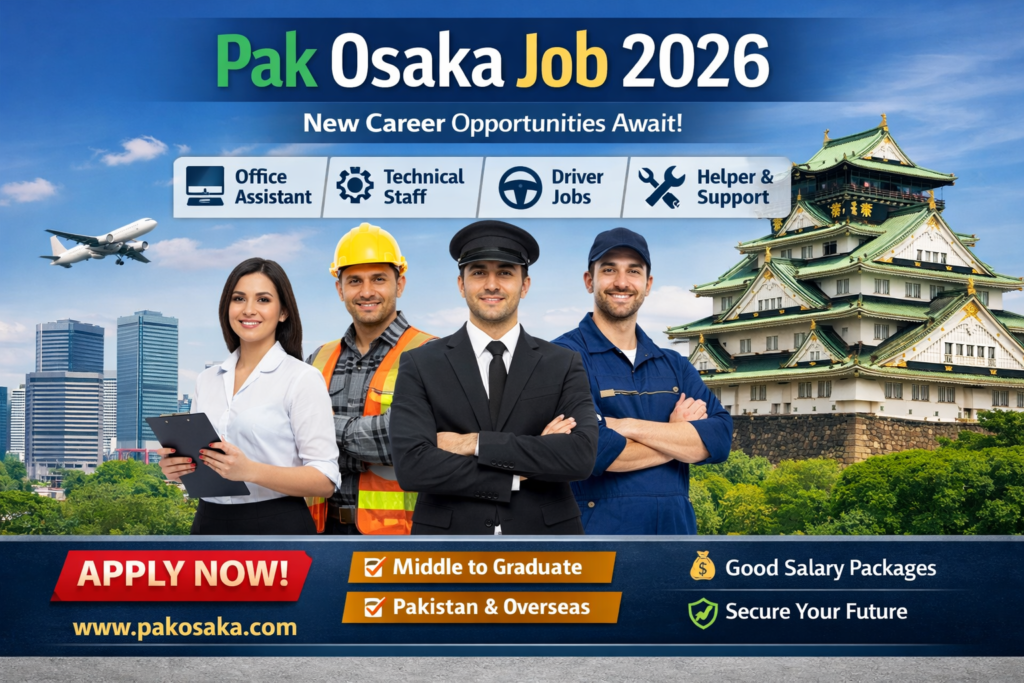 Pak Osaka Job 2026